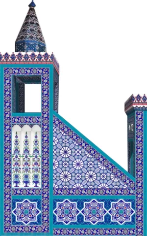 240X290  Cami Mimberi Kütahya Çini