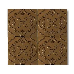 13×13 Gold Arabesk Seramik Karo