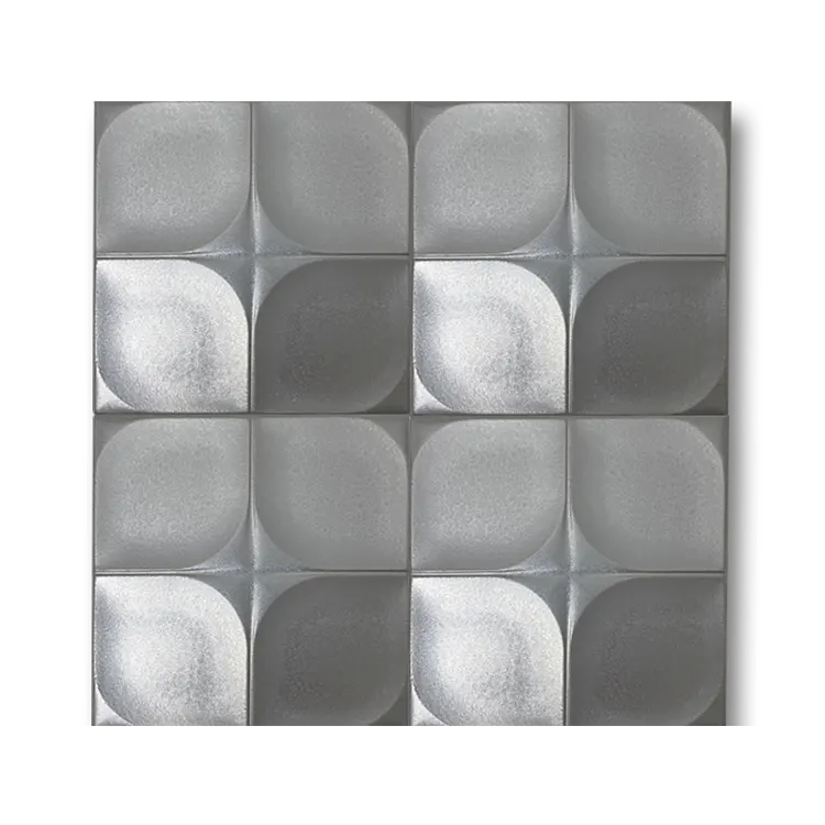13×13 Metalik Gri Defacto Seramik Karo