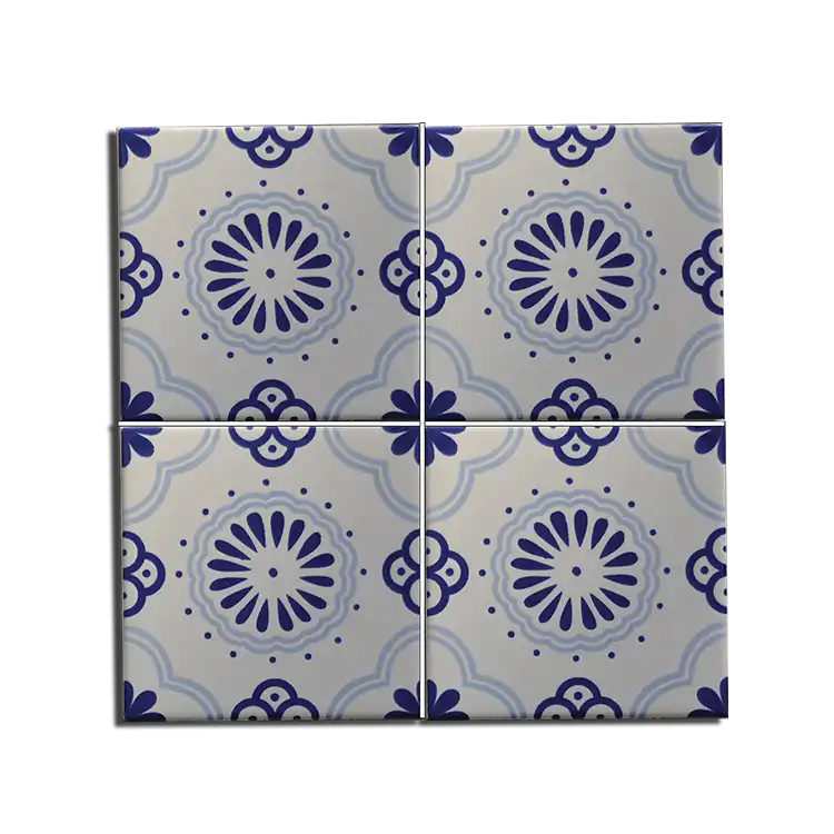 13×13 Papatya Desenli Çini Karo