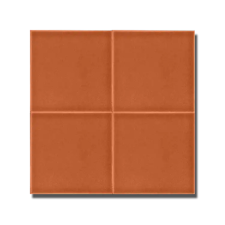 13×13 Tarçın Renkli Düz Seramik Karo