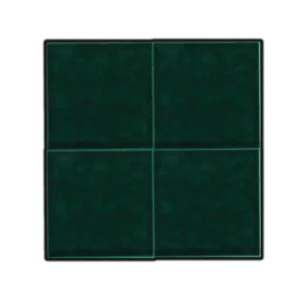 13×13 Zümrüt Yeşili Düz Seramik Karo