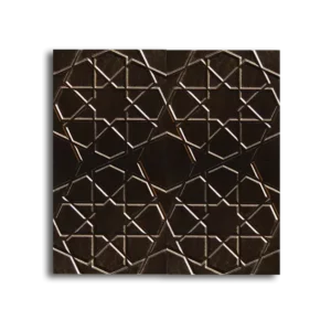 20×20 Gold Türkmen Yıldızı Seramik Karo