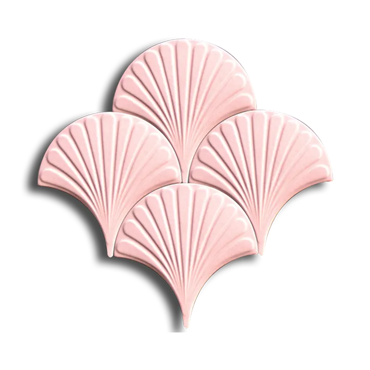 Açık Pembe İstiridye Çini Seramik
