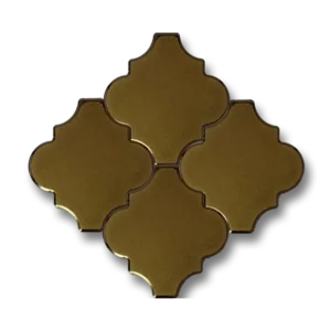 Gold Düz Ottoman Çini Seramik