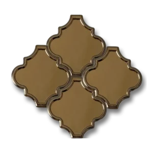 Gold Rölyefli Ottoman Çini Seramik