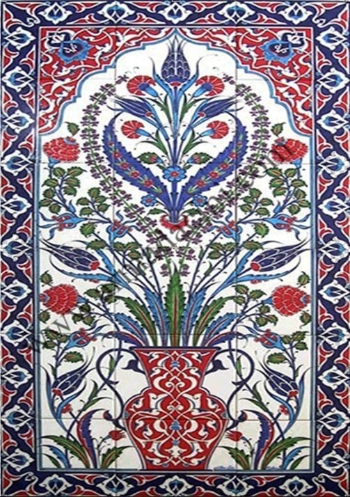 80x140 Eldekoru çini pano