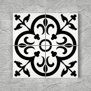 20x20 YK1 Çini Desenli  Yer Karosu