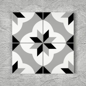 20x20 YK7 Çini Desenli Yer Karosu