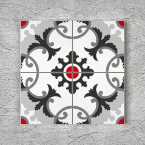 20x20 YK11  Çini Desenli Yer Karosu