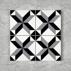 20x20 YK13  Çini Desenli Yer Karosu