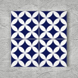 20x20 YK16 Çini Desenli Yer Karosu