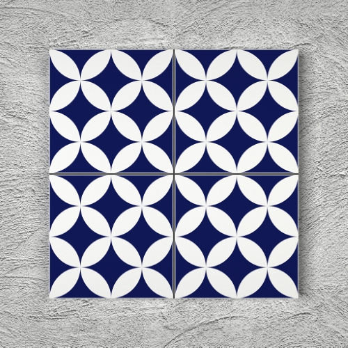 20x20 YK16 Çini Desenli Yer Karosu