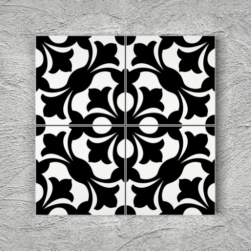 20x20 YK25 Çini Desenli Yer Karosu