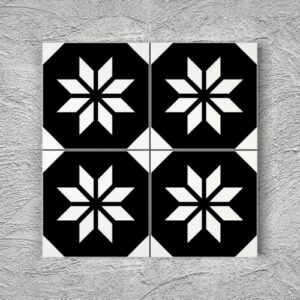 20x20 YK37 Çini Desenli Yer Karosu