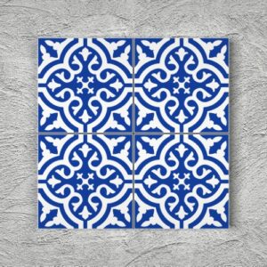 20x20 YK47 Çini Desenli Yer Karosu