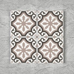 20x20 YK48 Çini Desenli Yer Karosu