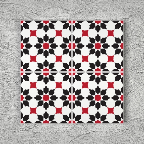 20x20 YK57 Çini Desenli Yer Karosu