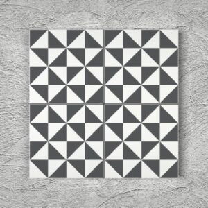 20x20 YK61 Çini Desenli Yer Karosu