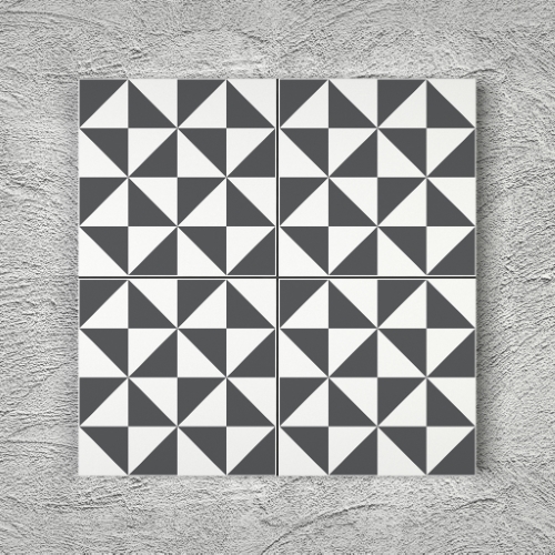 20x20 YK61 Çini Desenli Yer Karosu