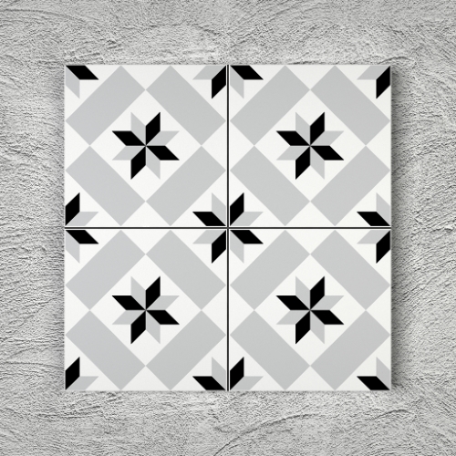 20x20 YK69 Çini Desenli Yer Karosu