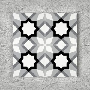 20x20 YK72 Çini Desenli Yer Karosu