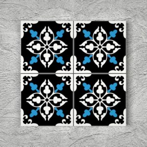 20x20 YK73 Çini Desenli Yer Karosu