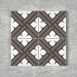 20x20 YK75 Çini Desenli Yer Karosu