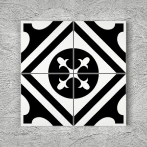 20x20 YK78 Çini Desenli Yer Karosu