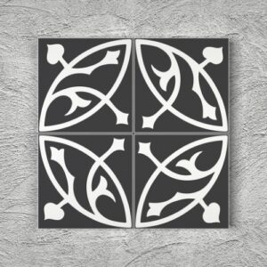 20x20 YK79 Çini Desenli Yer Karosu