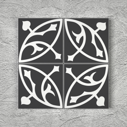 20x20 YK79 Çini Desenli Yer Karosu
