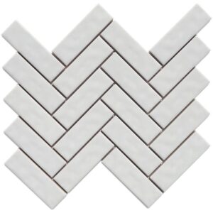 BEYAZ HERRINGBONE FİLELİ SERAMİK