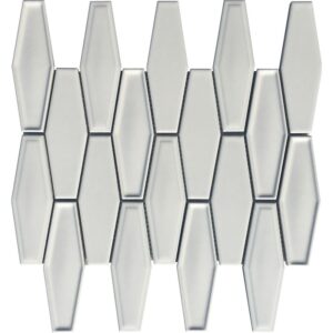 BEYAZ ELONGATED HEXAGON FİLELİ SERAMİK