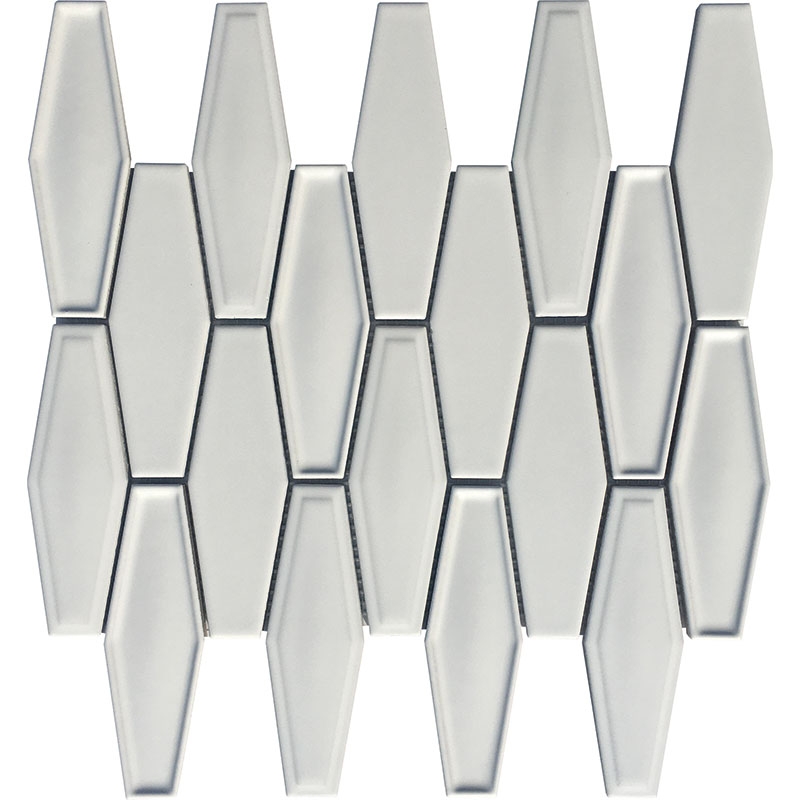 BEYAZ ELONGATED HEXAGON FİLELİ SERAMİK
