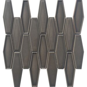 FÜME ELONGATED HEXAGON FİLELİ SERAMİK