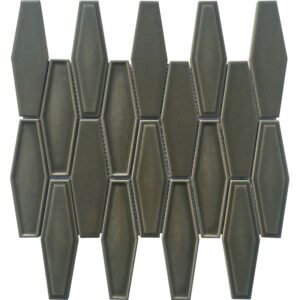 AÇIK YEŞİL ELONGATED HEXAGON FİLELİ SERAMİK