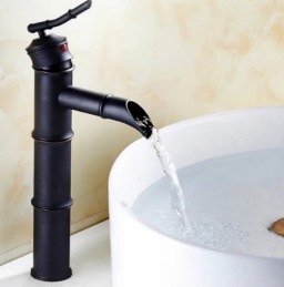 Siyah Çanak Lavabo Bataryası
