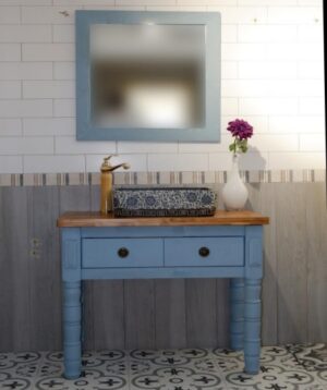 Ahşap Banyo Dolabı 7