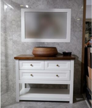Ahşap Banyo Dolabı 8
