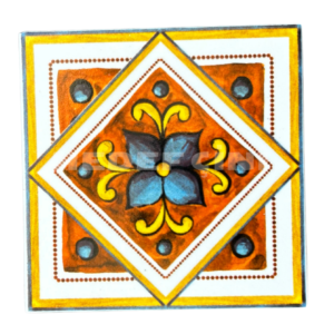 10X10 Desenli Karo HD4