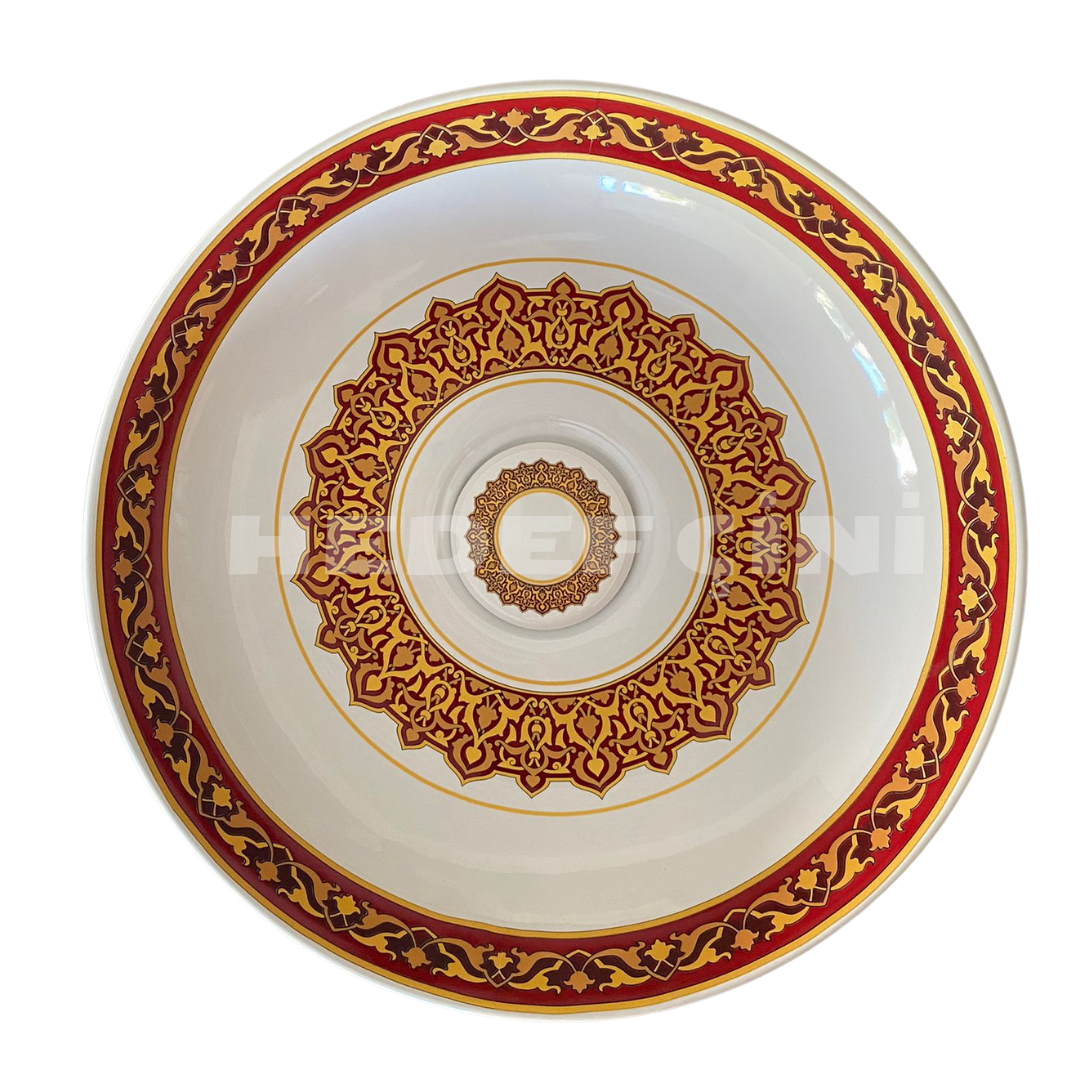 HDÇ Çini Desenli Porselen Lavabo 1 - Görsel 3
