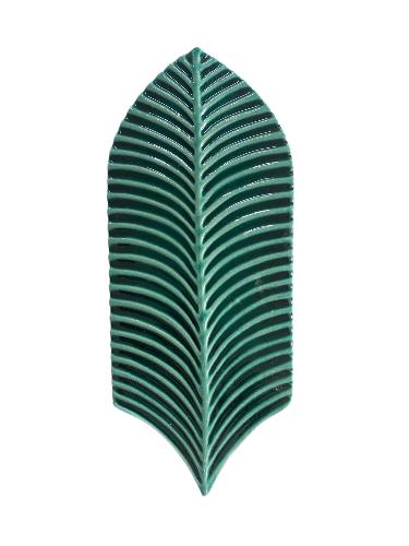 20,50X9 Zümrüt Yeşili Yaprak Seramik